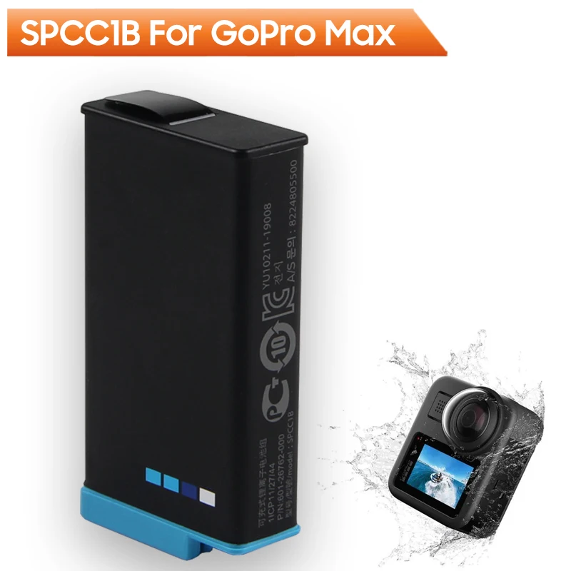 Новый Сменный аккумулятор SPCC1B для GoPro Max 601-026762-000 аккумулятор 1600 мАч
Новый Сменный аккумулятор SPCC1B для GoPro Max 601-026762-000 аккумулятор 1600 мАч