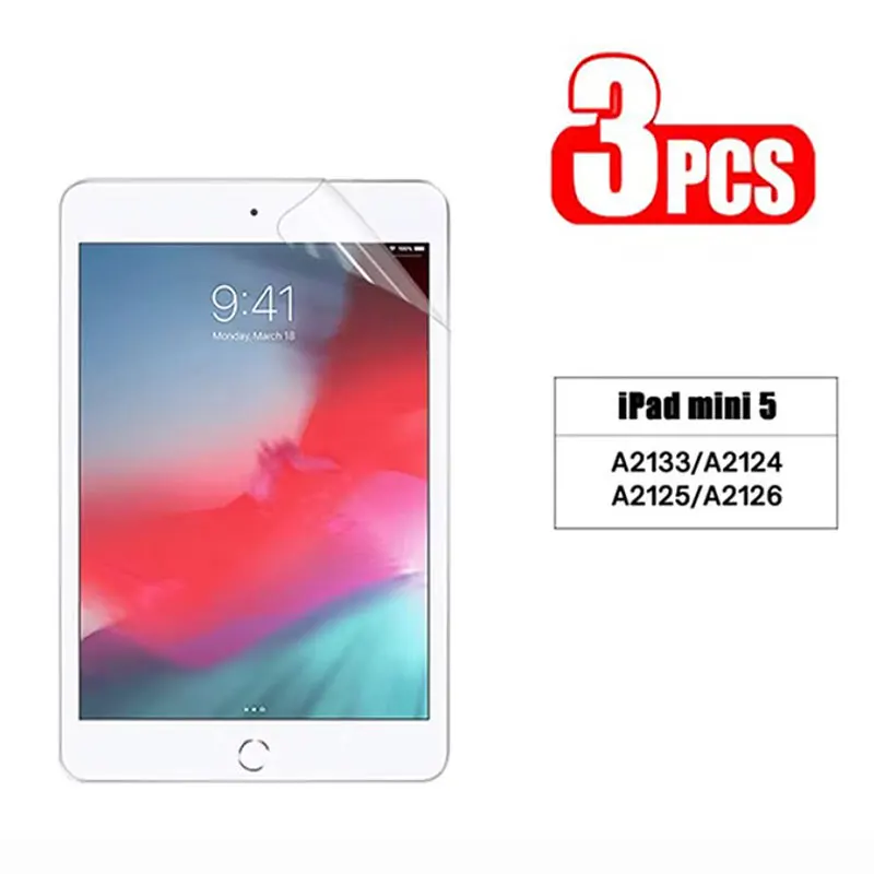 3 шт. антибликовая бумажная защитная пленка для экрана для Apple iPad mini 4/5 7,9 дюйма 2015 2019 A1538 матовая мягкая пленка для рисования из ПЭТ
3 шт. антибликовая бумажная защитная пленка для экрана для Apple iPad mini 4/5 7,9 дюйма 2015 2019 A1538 матовая мягкая пленка для рисования из ПЭТ