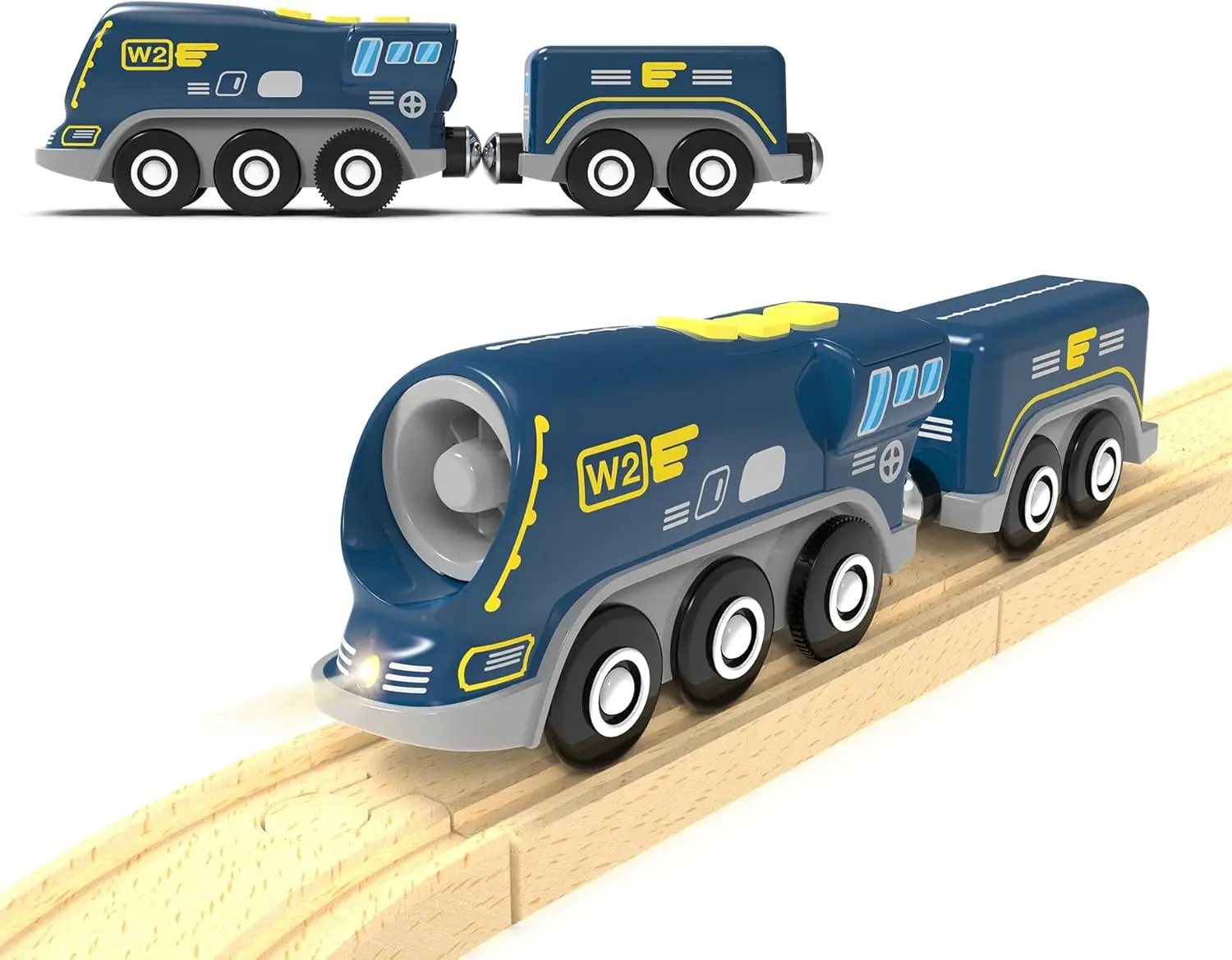 Battery Operated Locomotive Train for Wooden Tracks, Powerful Engine Toy Trains Vehicle for Railway Track, Science Fiction Train
Battery Operated Locomotive Train for Wooden Tracks, Powerful Engine Toy Trains Vehicle for Railway Track, Science Fiction Train