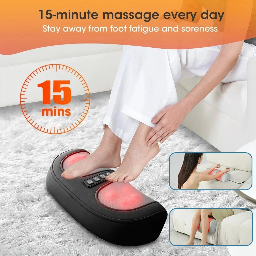 Foot Massager Electric Vibration Machine 3 Mode Heating Foot Massage Hot Compress Intelligent Relaxation Hand Leg Calf Massage
Foot Massager Electric Vibration Machine 3 Mode Heating Foot Massage Hot Compress Intelligent Relaxation Hand Leg Calf Massage