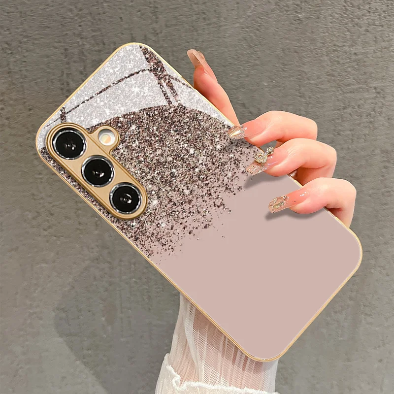 Pink Glitter Gradient Texture Pattern Glass Phone Case for Galaxy S26/S25 Ultra/S24/S23/S22/S21/S21 Fe/S20 Anti-drop protection
Pink Glitter Gradient Texture Pattern Glass Phone Case for Galaxy S26/S25 Ultra/S24/S23/S22/S21/S21 Fe/S20 Anti-drop protection