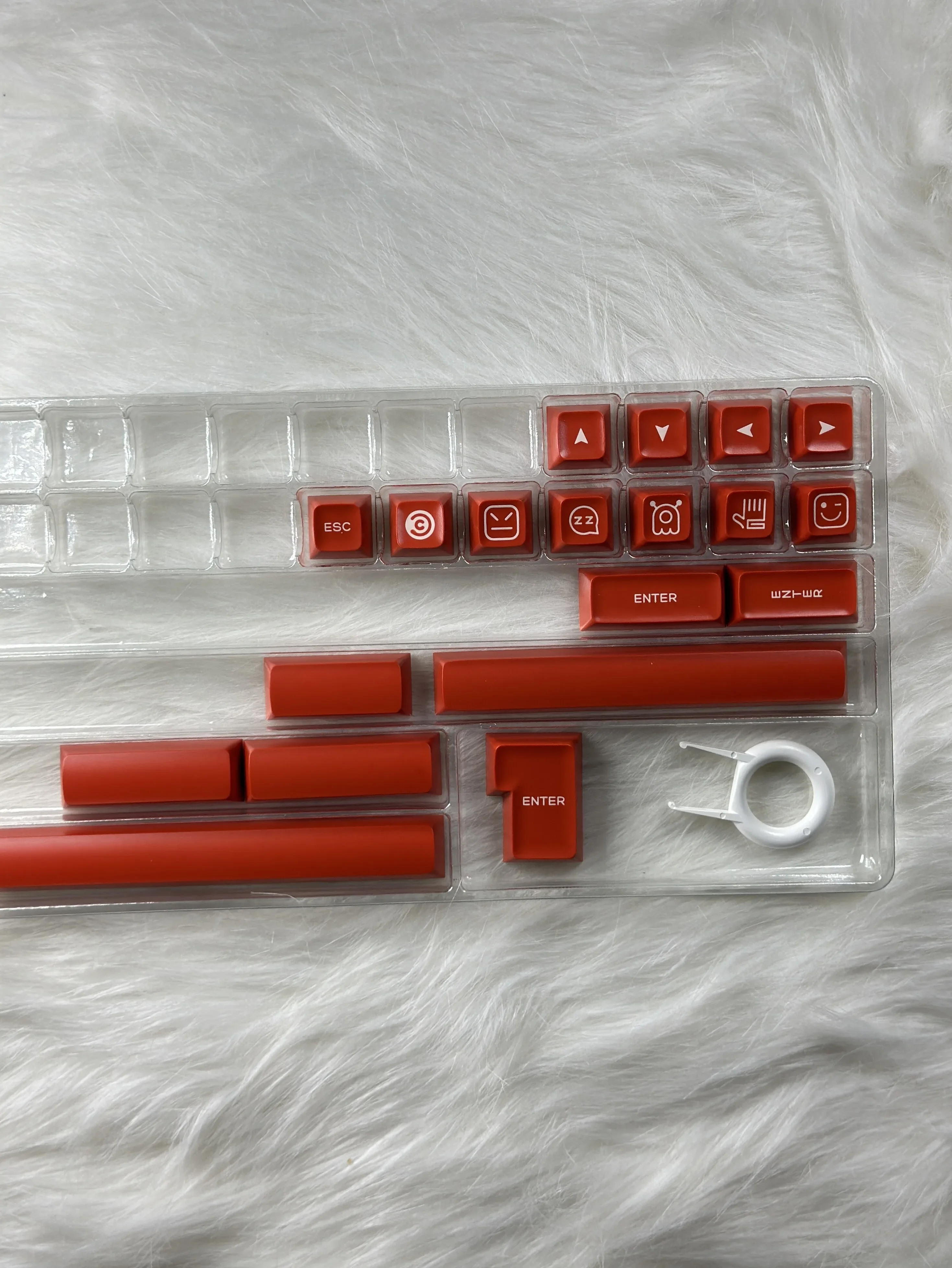 Flame Bird PBT three-color keycaps SA height full set of three-color injection molding keycaps 75/87/68/104
Flame Bird PBT three-color keycaps SA height full set of three-color injection molding keycaps 75/87/68/104