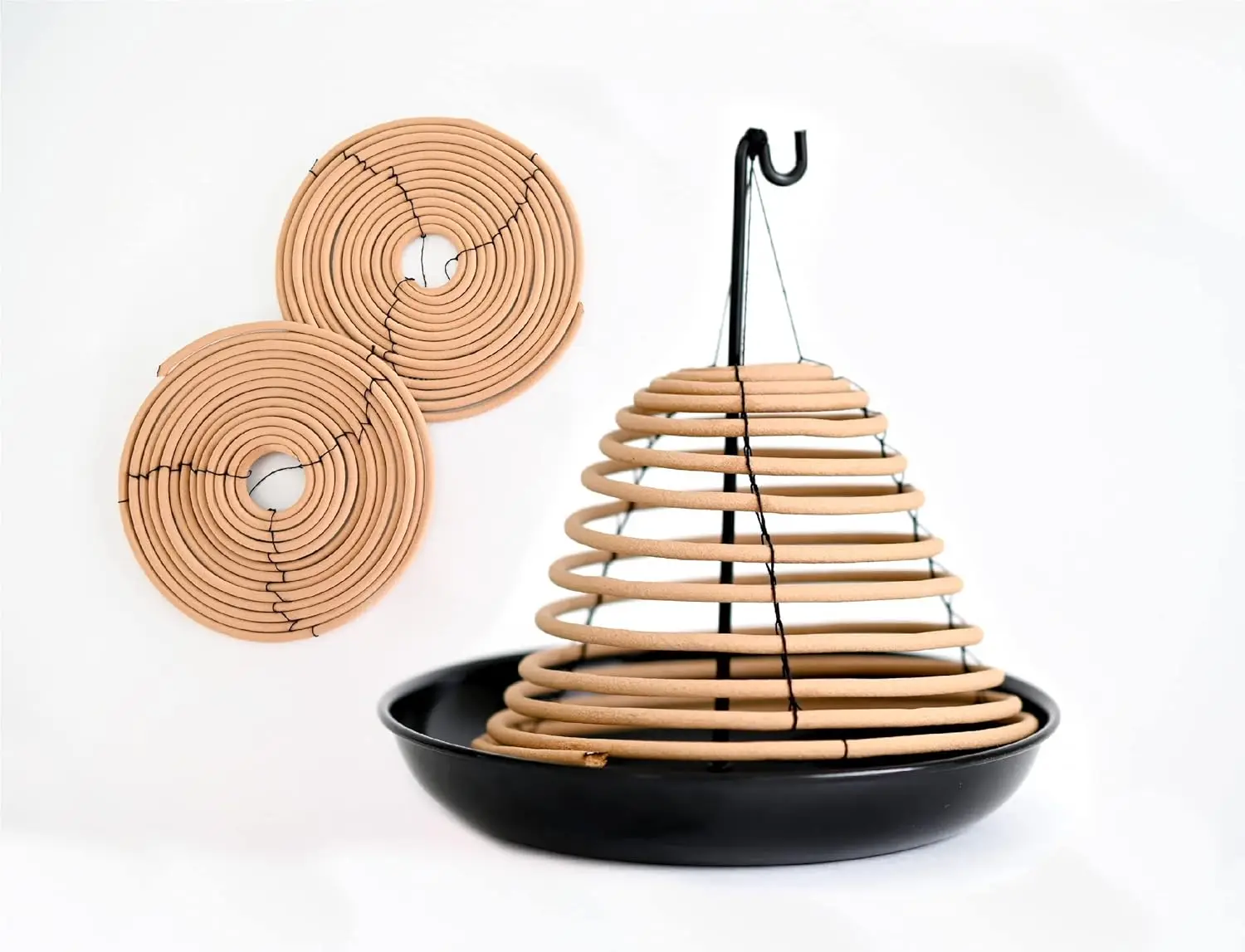Citronella Incense Coils with Holder, 24-Hour Outdoor Bug Repellent for Camping & Backyard
Citronella Incense Coils with Holder, 24-Hour Outdoor Bug Repellent for Camping & Backyard