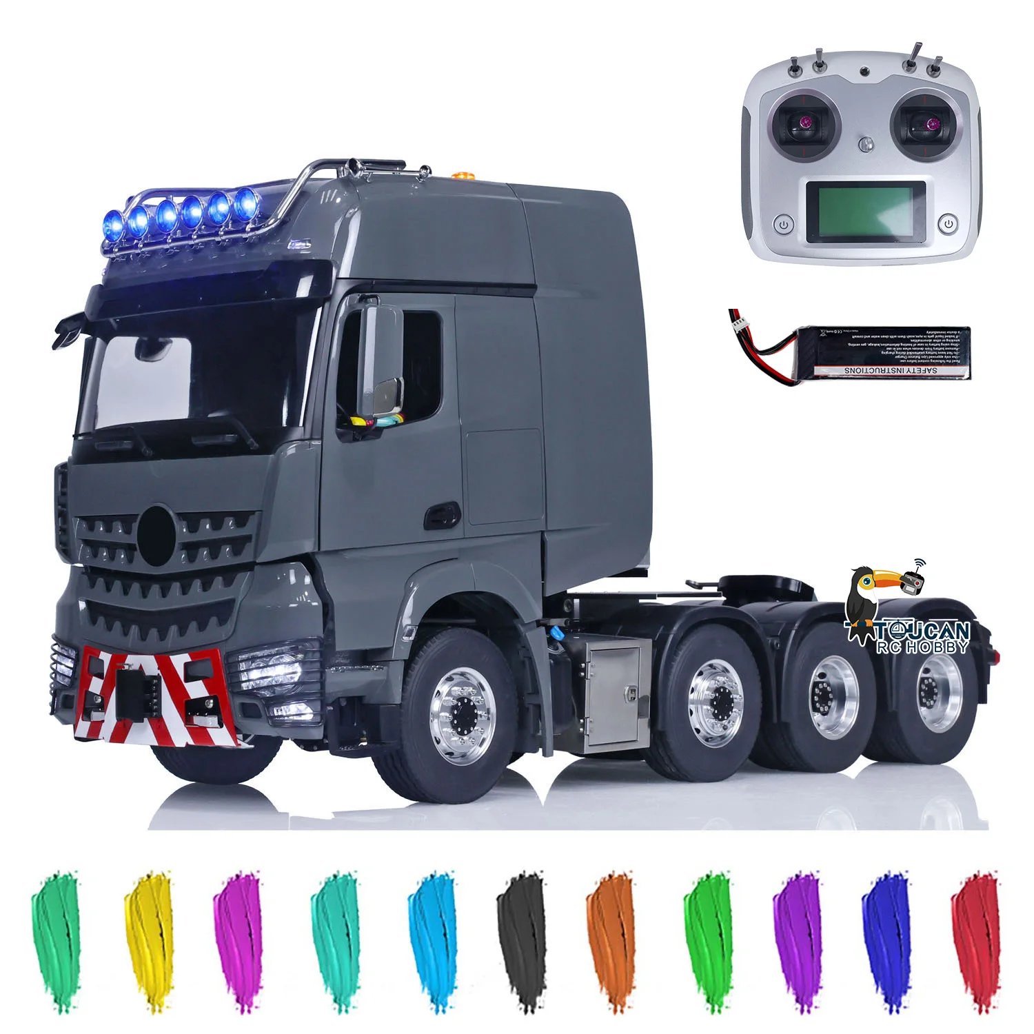 RTR LESU 1/14 Металлический RC Трактор Грузовик 8*8 Металлическое шасси Стойка для оборудования I6S Автомобиль с дистанционным управлением Звуки Освещение Модель TOUCAN Автомобиль
RTR LESU 1/14 Металлический RC Трактор Грузовик 8*8 Металлическое шасси Стойка для оборудования I6S Автомобиль с дистанционным управлением Звуки Освещение Модель TOUCAN Автомобиль