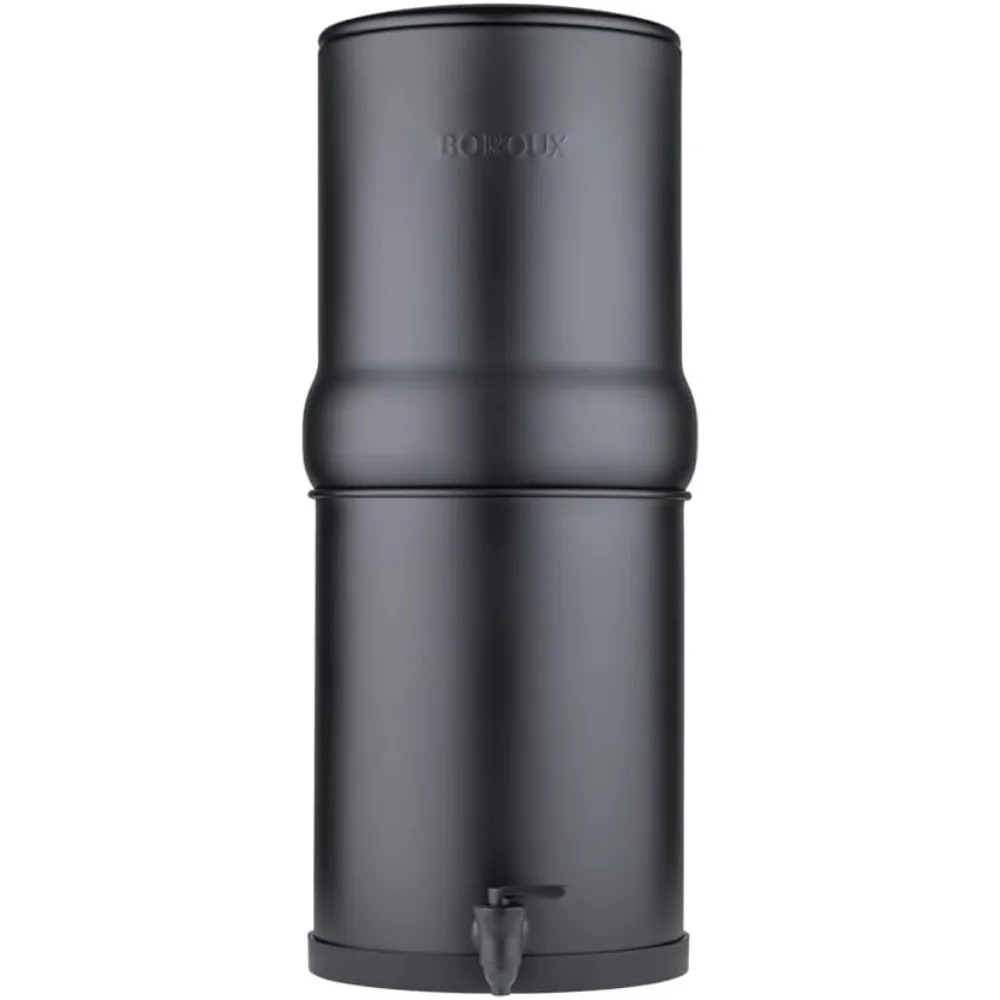 Gravity-Fed Countertop Stainless Steel Water System | 3 Gallons with 2 Authentic Black Foundation. | Matte Black
Gravity-Fed Countertop Stainless Steel Water System | 3 Gallons with 2 Authentic Black Foundation. | Matte Black