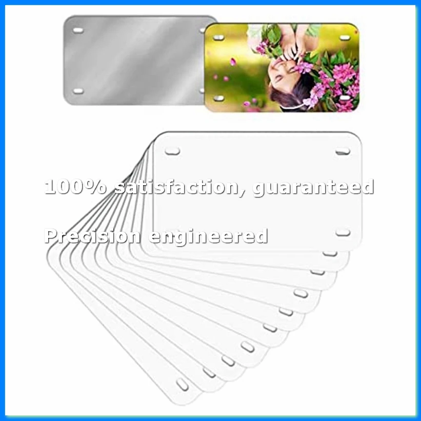 7 Inch x 4 Inch 10 Pack Sublimation License Plate Blanks,Heat Thermal Transfer DIY Picture,Aluminum License Plate Tag-A63M
7 Inch x 4 Inch 10 Pack Sublimation License Plate Blanks,Heat Thermal Transfer DIY Picture,Aluminum License Plate Tag-A63M