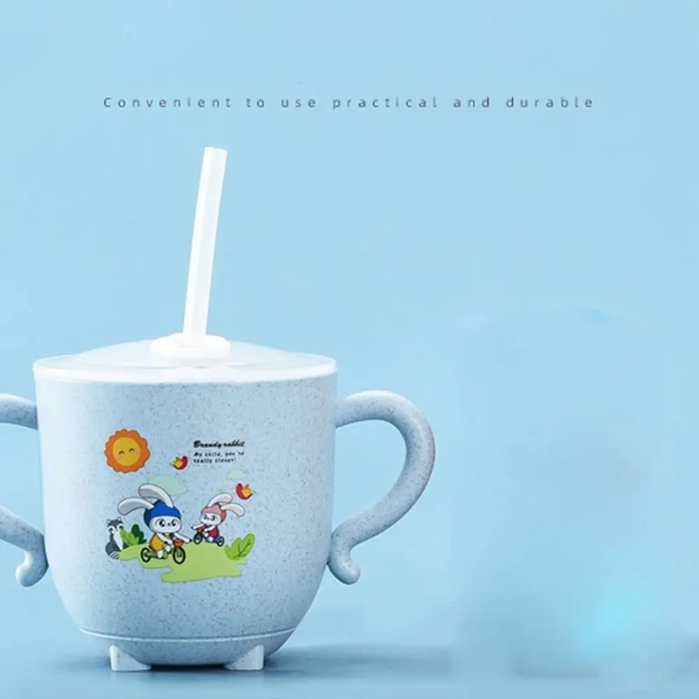 With Straw Wheat Stalk Rabbit Summer Double Handle Drinking Pipette Bottle Water Cup Baby Feeding Bottle Children Water Bottle
With Straw Wheat Stalk Rabbit Summer Double Handle Drinking Pipette Bottle Water Cup Baby Feeding Bottle Children Water Bottle