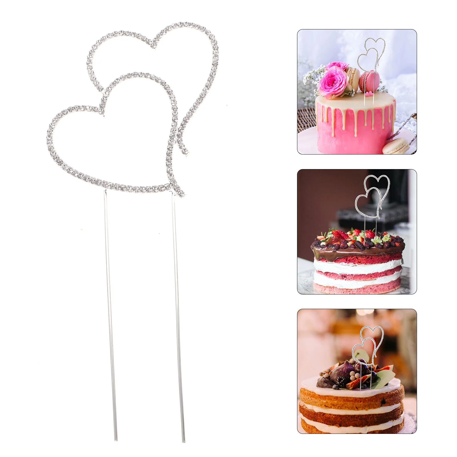Double Heart Cake Topper Green Ornaments Wedding Decoration Rhinestone Rhinestones Paper Cup
Double Heart Cake Topper Green Ornaments Wedding Decoration Rhinestone Rhinestones Paper Cup