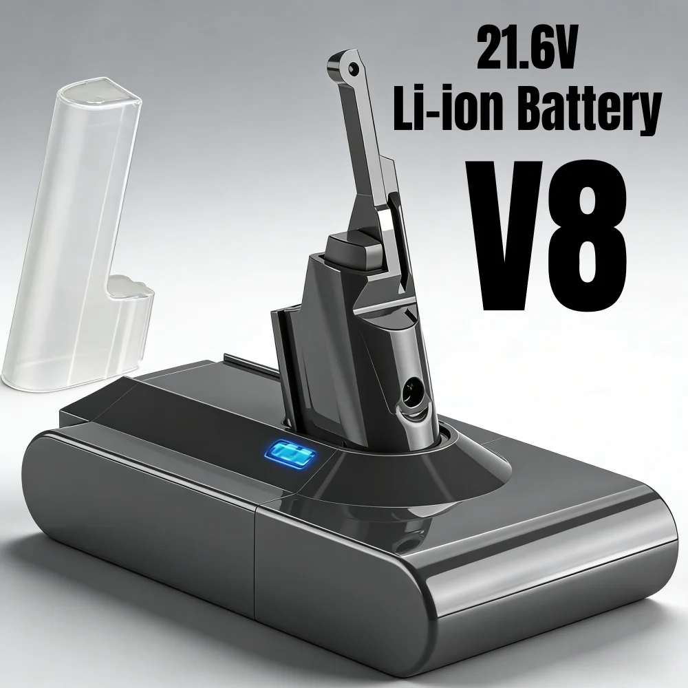 For Dyson V8 Product 6000mAh 21.6V Battery Replacement, For Dyson V8 Vacuum Portable Vacuum Cleaner Battery
For Dyson V8 Product 6000mAh 21.6V Battery Replacement, For Dyson V8 Vacuum Portable Vacuum Cleaner Battery