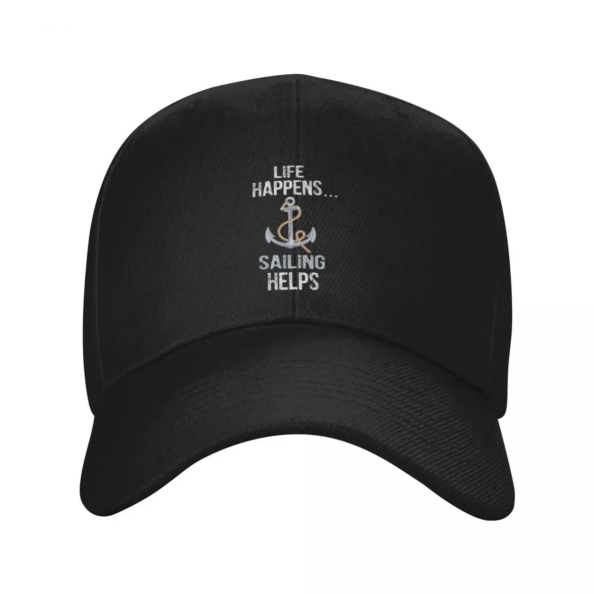 Life Happens, Sailing Helps Funny Saying Baseball Cap Horse Hat black Boy Child Women's
Life Happens, Sailing Helps Funny Saying Baseball Cap Horse Hat black Boy Child Women's