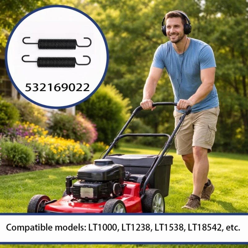 Accuracy Fit Idler Return Springs Replacement Suitable With Multiple Models Mowers For Reliable Operation D2RD
Accuracy Fit Idler Return Springs Replacement Suitable With Multiple Models Mowers For Reliable Operation D2RD