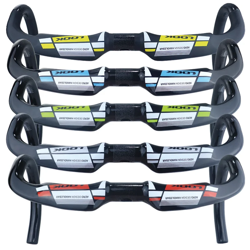 Look Ultra Light Full Carbon Gloss Road Bike Handlebar 31.8mm Clamp Aero Road Bike Stem Cycling Training Handle for Road Bikes
Look Ultra Light Full Carbon Gloss Road Bike Handlebar 31.8mm Clamp Aero Road Bike Stem Cycling Training Handle for Road Bikes