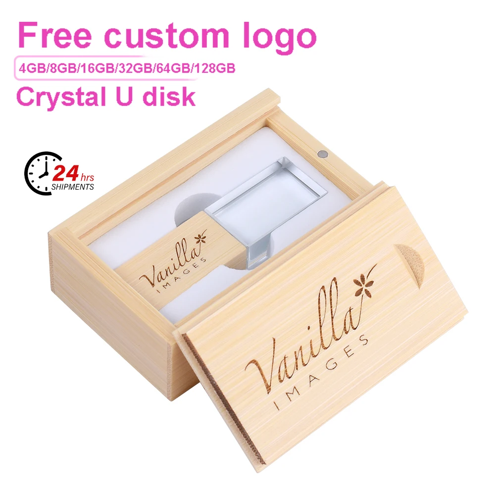 Bamboo Crystal USB Flash Drive 128GB Free Custom Logo Memory Stick 64GB 100% Real Capacity Pen Drive 32GB Wedding Gift
Bamboo Crystal USB Flash Drive 128GB Free Custom Logo Memory Stick 64GB 100% Real Capacity Pen Drive 32GB Wedding Gift