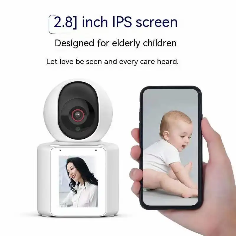 2MP 1080P V360Pro APP 2.8Inch IPS Screen Video Phone PTZ IP Dome Camera AI Humanoid Detection Home Security Baby Monitor
2MP 1080P V360Pro APP 2.8Inch IPS Screen Video Phone PTZ IP Dome Camera AI Humanoid Detection Home Security Baby Monitor