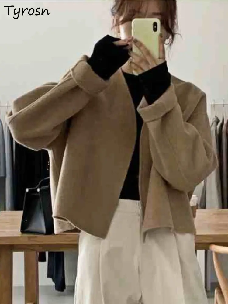 Basic Jackets Women Temperament Pure Loose All-match Casual Minimalist Retro Daily Korean Style New Design Ladies Fashion Autumn
Basic Jackets Women Temperament Pure Loose All-match Casual Minimalist Retro Daily Korean Style New Design Ladies Fashion Autumn