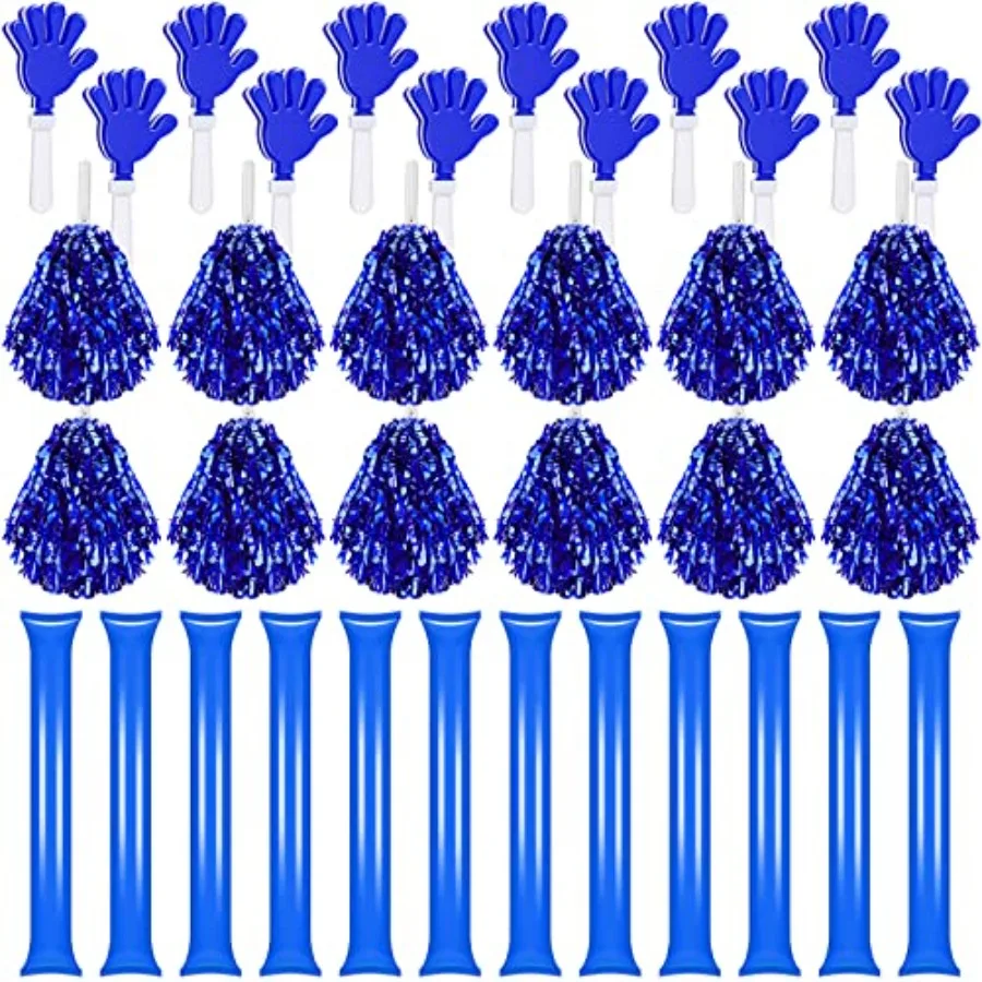 36 Pcs Metallic Cheerleading Pom Poms Hand Clappers Party Favors and Thunder Sticks Noise Makers for Sporting Events Team Spiri
36 Pcs Metallic Cheerleading Pom Poms Hand Clappers Party Favors and Thunder Sticks Noise Makers for Sporting Events Team Spiri