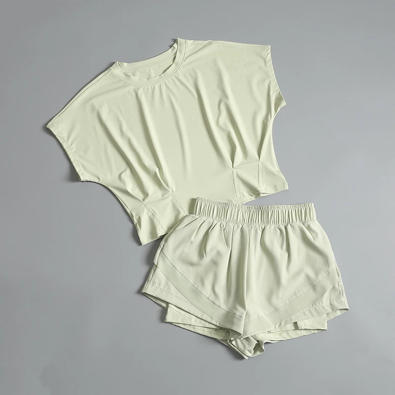 2025 yoga suit women's summer new professional training suit running exercise quick-drying fitness thin morning jogging suit
2025 yoga suit women's summer new professional training suit running exercise quick-drying fitness thin morning jogging suit