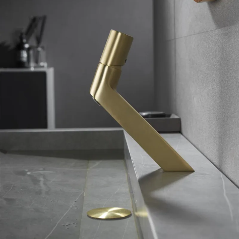 Bathroom Utensils Mixing Faucet Creative Design Brushed Gold Cold And Hot Basin Faucets One Hole Sink Metal Tap Accessories Bath
Bathroom Utensils Mixing Faucet Creative Design Brushed Gold Cold And Hot Basin Faucets One Hole Sink Metal Tap Accessories Bath