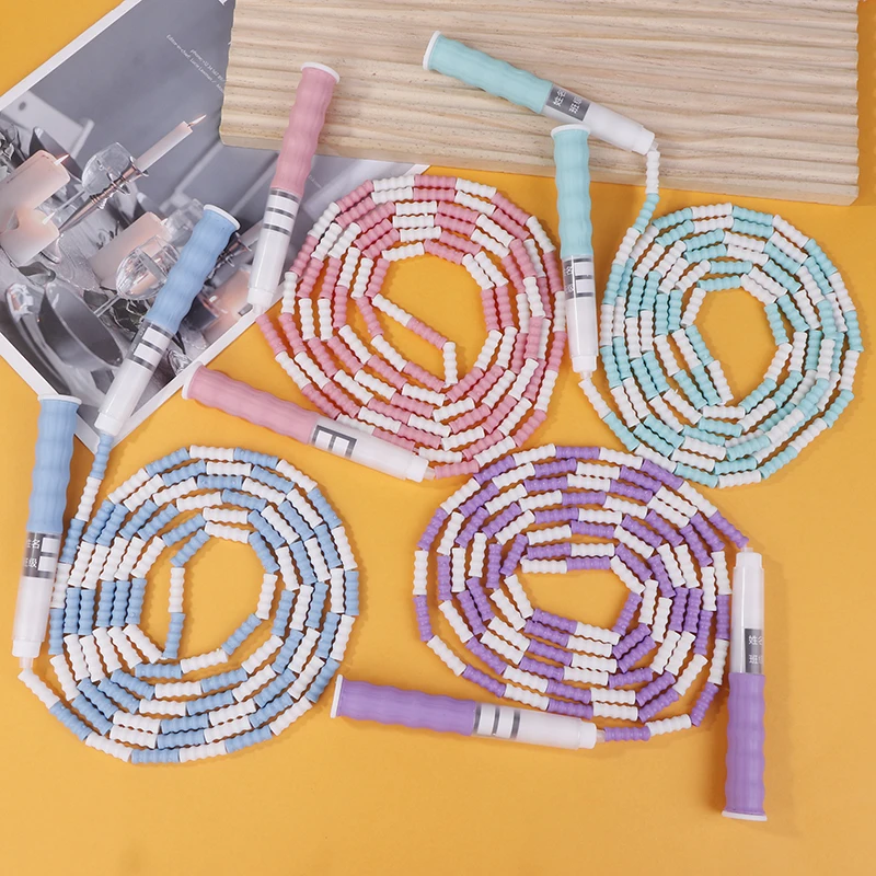 2.8M Skill Jumping Bamboo Jump Rope PVC Beginners Soft Beaded No Tangle Segmented Fitness Workout Jump Rope Writable Names
2.8M Skill Jumping Bamboo Jump Rope PVC Beginners Soft Beaded No Tangle Segmented Fitness Workout Jump Rope Writable Names
