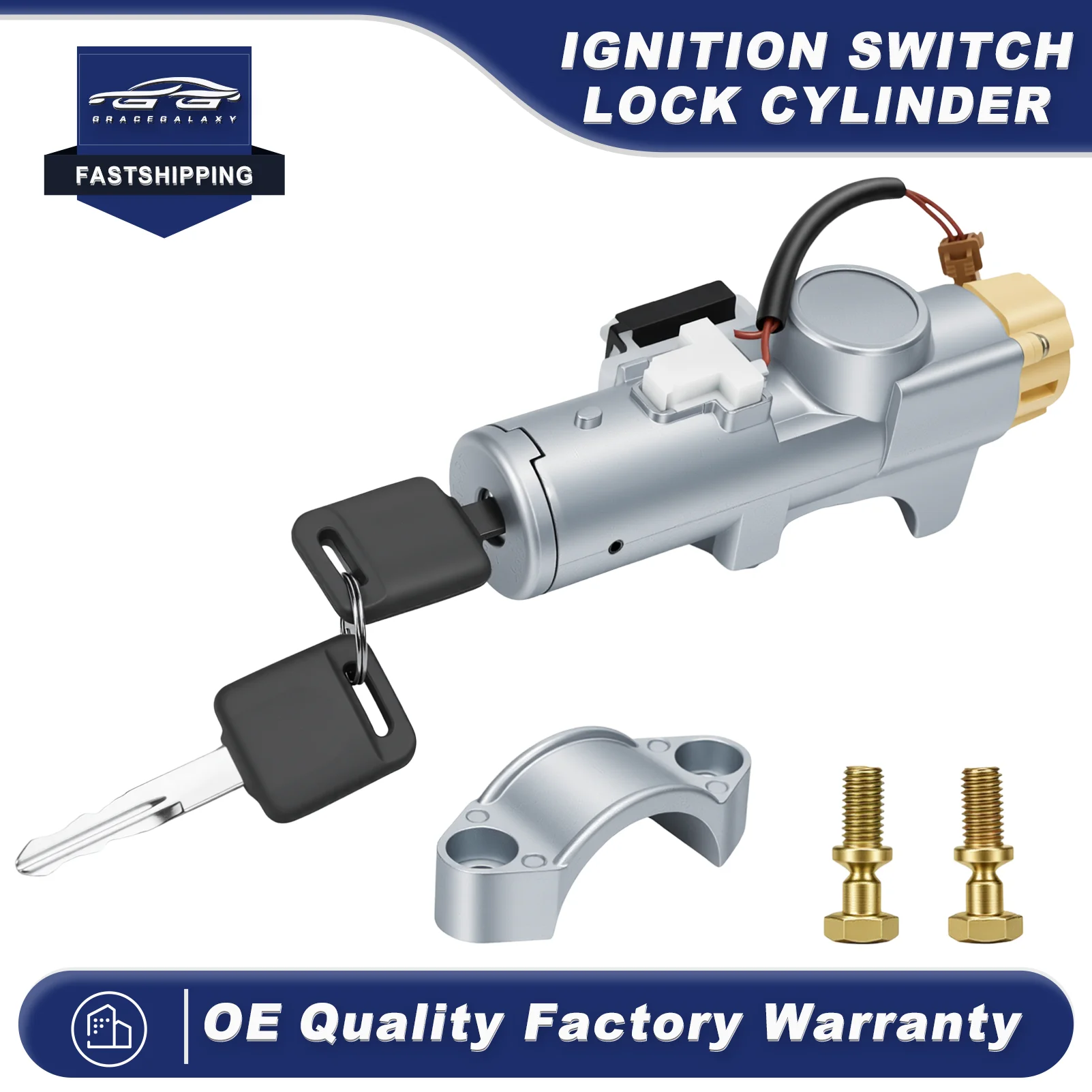 Car Ignition Lock Switch with 2 Keys D8700-JD000 D8700-JD02A For Nissan Qashqai J10 2010-2014
Car Ignition Lock Switch with 2 Keys D8700-JD000 D8700-JD02A For Nissan Qashqai J10 2010-2014