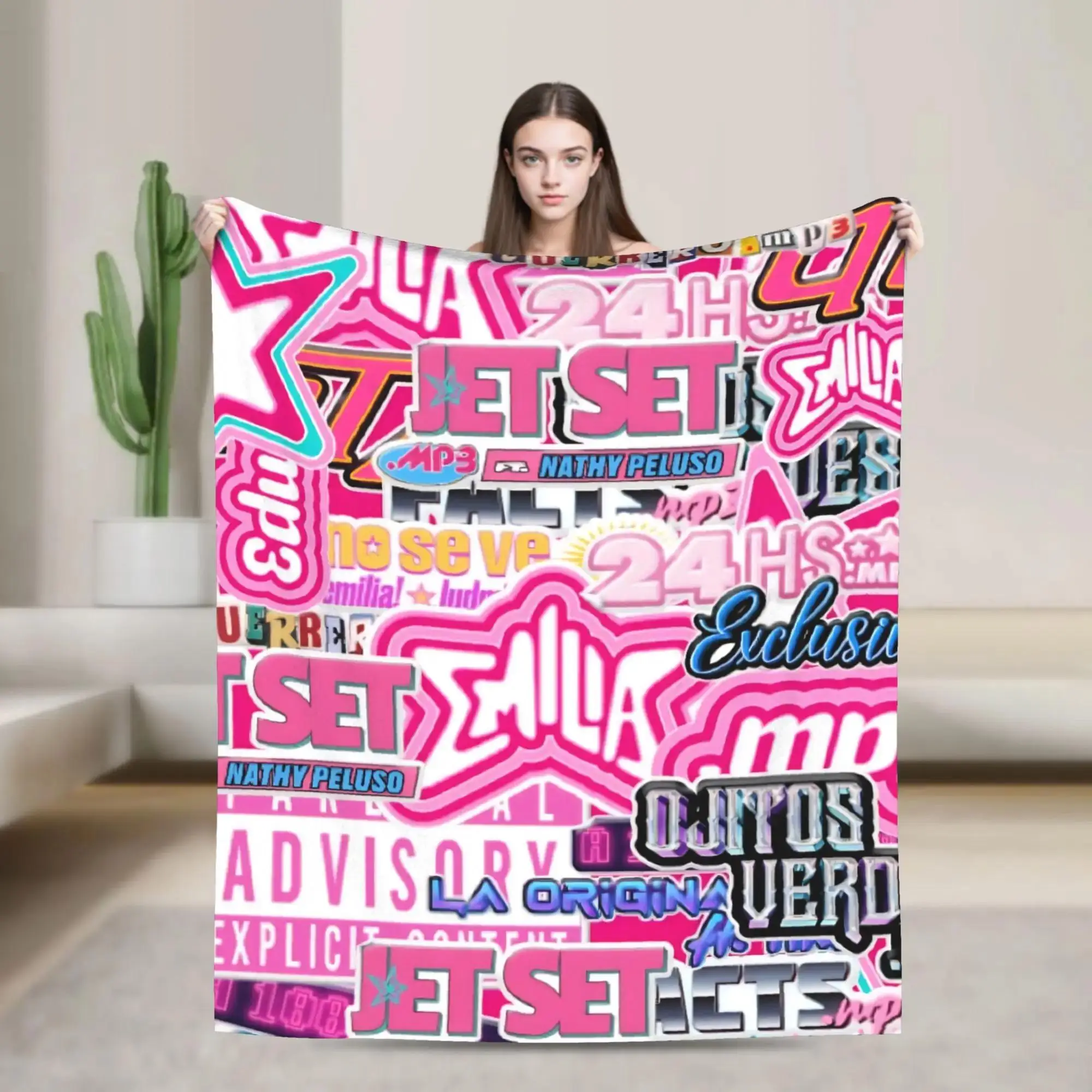 Singer Emilia Mernes MP Tour Flannel Bed Throw for Home Decor Soft Sofa Bed Cover Plush Blanket for Living Room or Bedroom
Singer Emilia Mernes MP Tour Flannel Bed Throw for Home Decor Soft Sofa Bed Cover Plush Blanket for Living Room or Bedroom