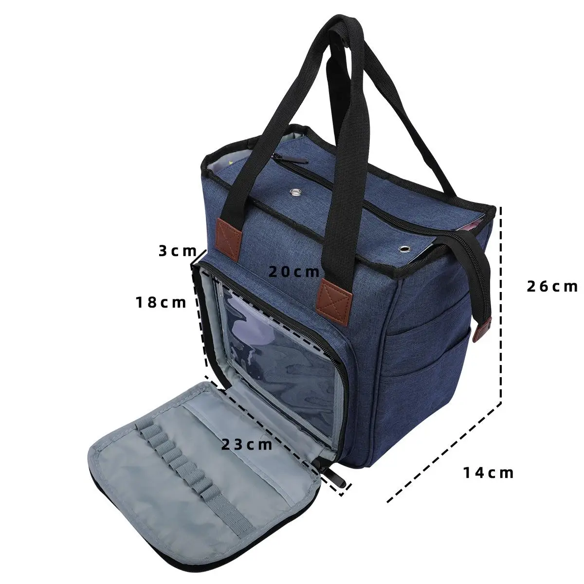 Large Size Crochet Yarn Storage Bag Oxford Cloth Crossbody Backpack Fiber Ball Organizer Handbag for Knitting Tools
Large Size Crochet Yarn Storage Bag Oxford Cloth Crossbody Backpack Fiber Ball Organizer Handbag for Knitting Tools