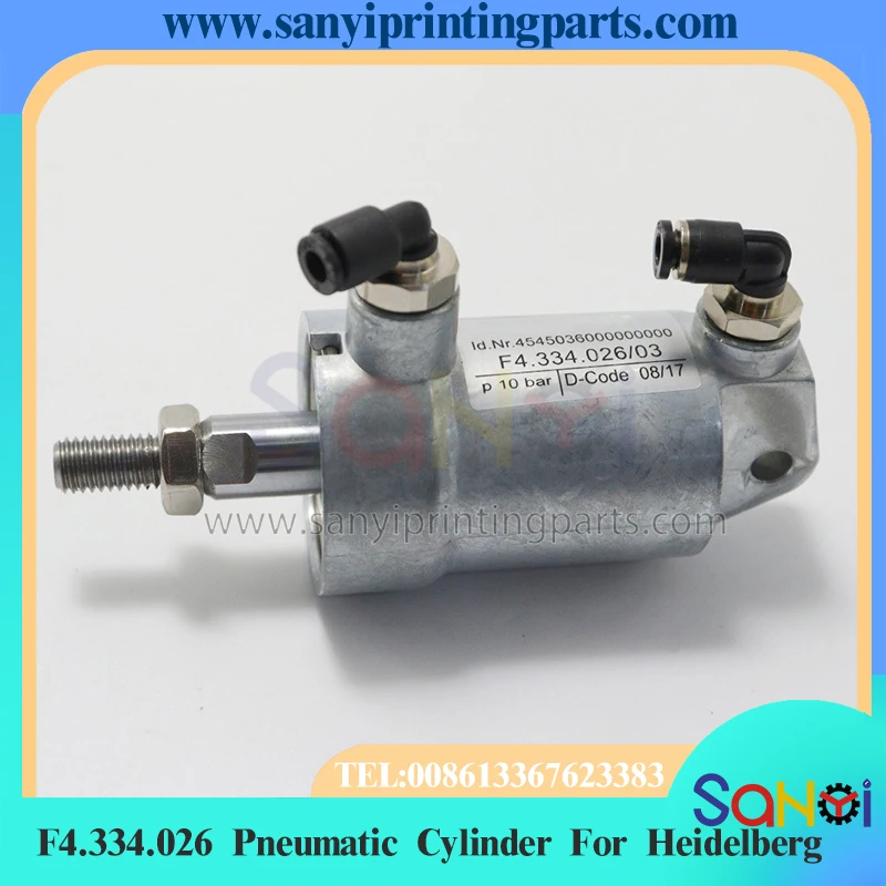 Best Quality F4.334.026/03 Pneumatic Cylinder For Heidelberg XL105 XL106 Printing Machine Parts
Best Quality F4.334.026/03 Pneumatic Cylinder For Heidelberg XL105 XL106 Printing Machine Parts