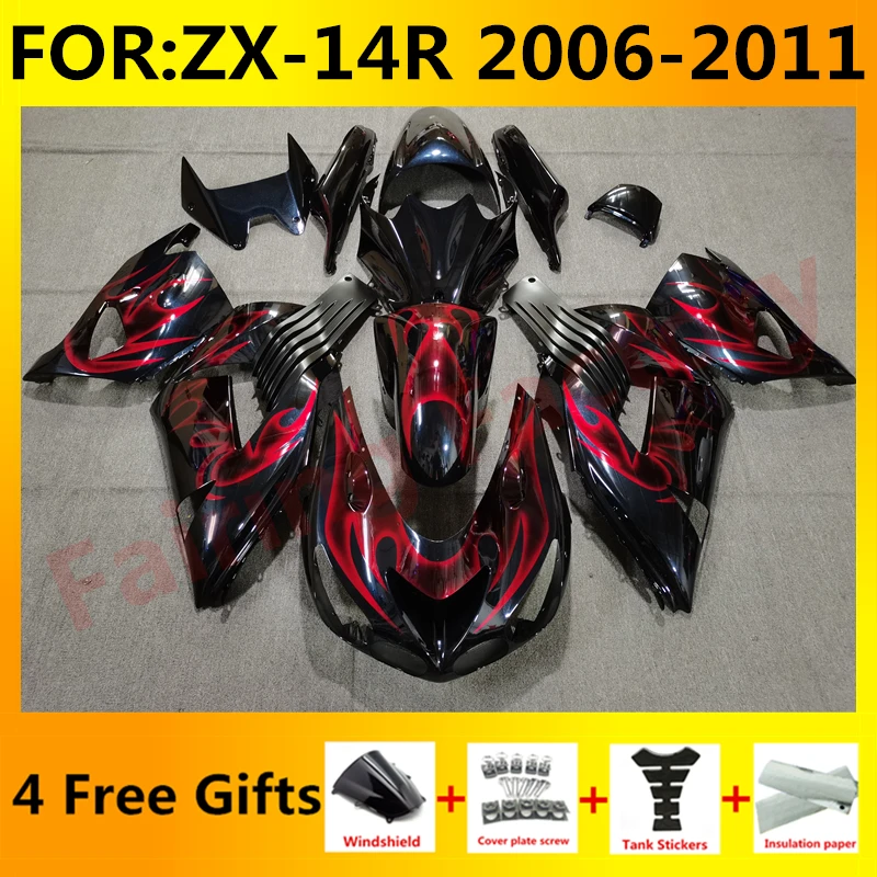 Motorcycle Fairings Kit for Ninja ZX-14R 2006 2007 2008 2009 2010 2011 ZX14R zx 14r 06 07 08 bodywork fairing set black red
Motorcycle Fairings Kit for Ninja ZX-14R 2006 2007 2008 2009 2010 2011 ZX14R zx 14r 06 07 08 bodywork fairing set black red