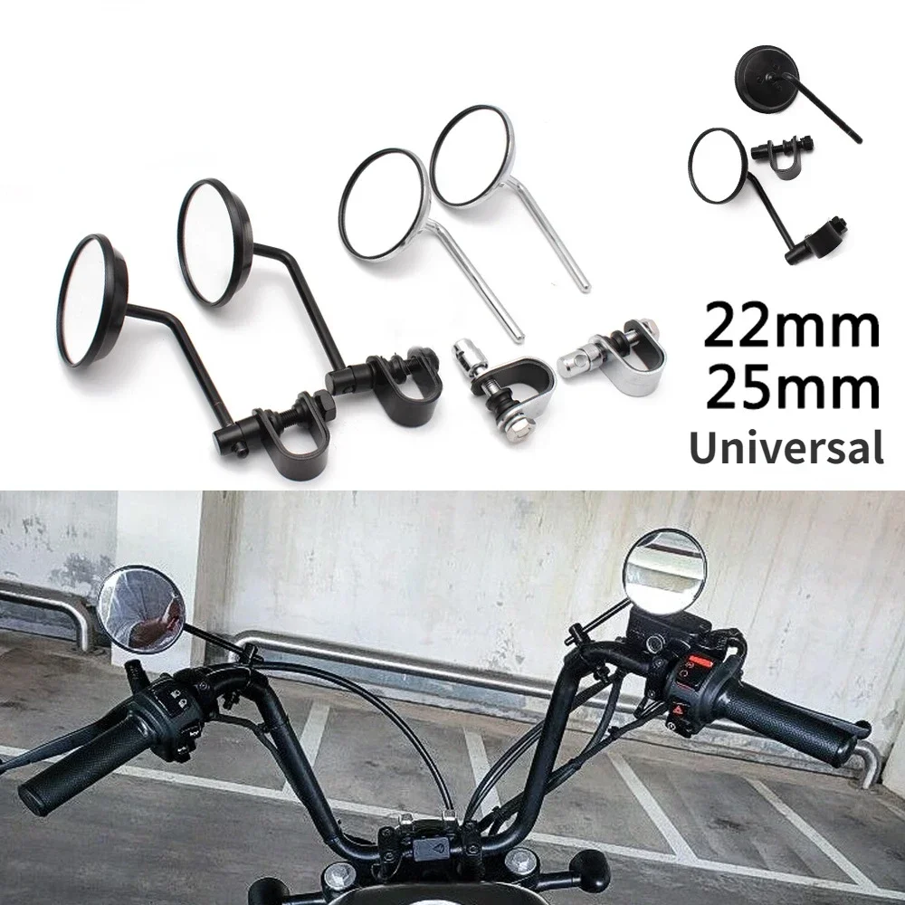 Motorcycle Universal Small Round Rearview Mirror Handle Mirror Reversing Mirror Motorbike Side Mirrors
Motorcycle Universal Small Round Rearview Mirror Handle Mirror Reversing Mirror Motorbike Side Mirrors