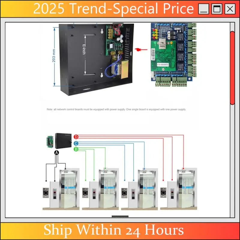 ACB-001 Сеть TCP/IP Wiegand 26, панель управления доступом для входа, панель управления для 1 двери, простая в использовании
ACB-001 Сеть TCP/IP Wiegand 26, панель управления доступом для входа, панель управления для 1 двери, простая в использовании