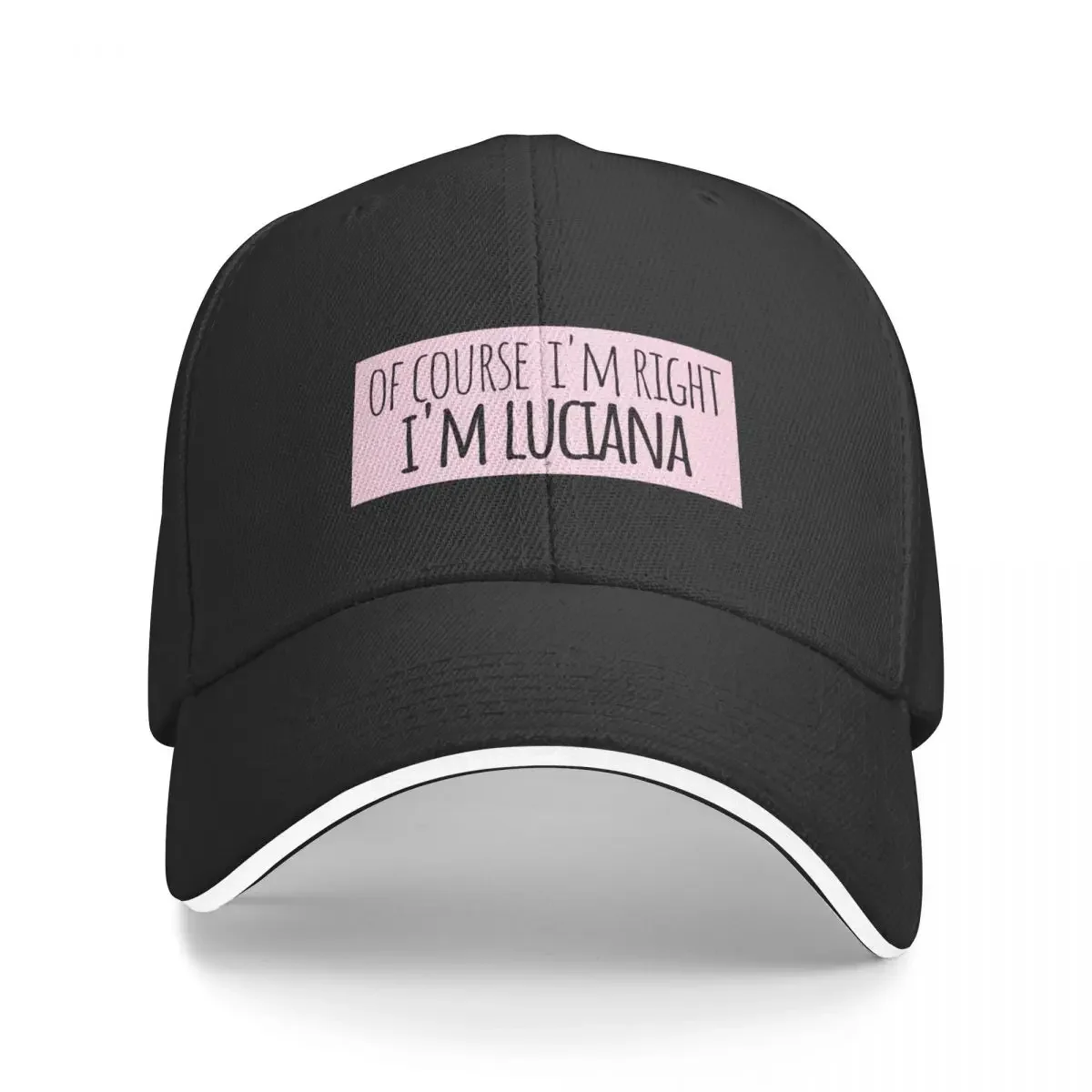 Of Course I"m Right I"m Luciana Funny Personalized Baseball Cap fishing hat Golf Hat Man sun hat Golf Men Women's
Of Course I"m Right I"m Luciana Funny Personalized Baseball Cap fishing hat Golf Hat Man sun hat Golf Men Women's