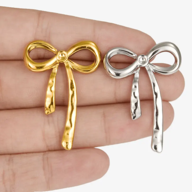 1/2pair/Lot Stainless Steel Women's Bowknot Earrings Jewelry Accessories Non Fading Multifunctional Perforated Earrings Gifts
1/2pair/Lot Stainless Steel Women's Bowknot Earrings Jewelry Accessories Non Fading Multifunctional Perforated Earrings Gifts