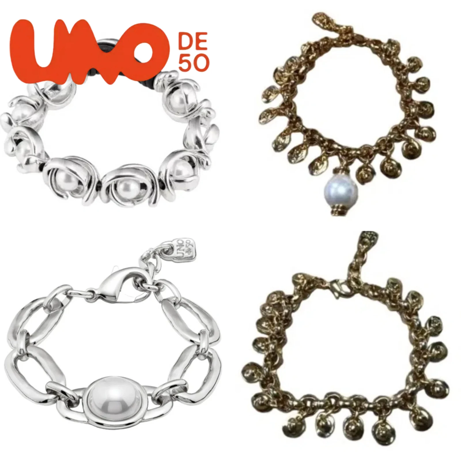 Браслет UNOde50 из серебра и золота 18 карат — модный и роскошный, повышает Грейс, отличная цена
Браслет UNOde50 из серебра и золота 18 карат — модный и роскошный, повышает Грейс, отличная цена