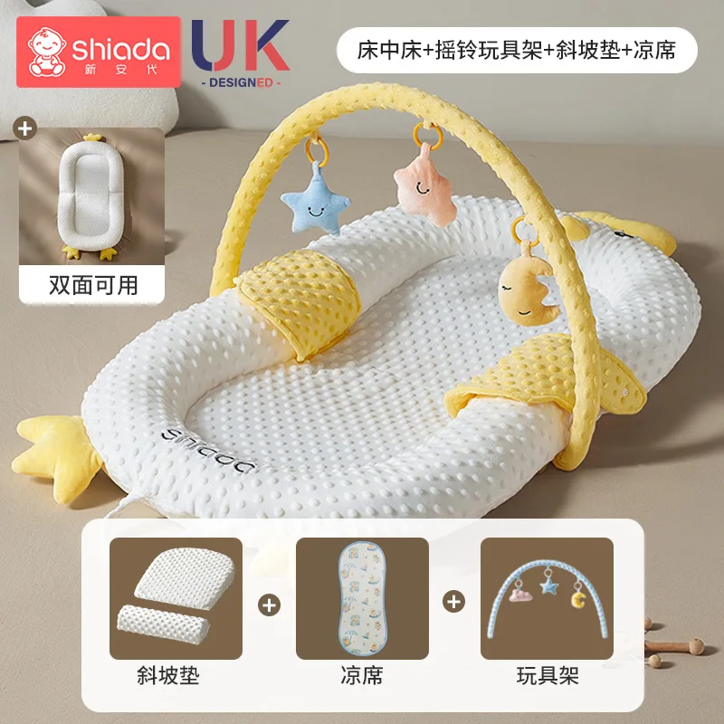 Bed in Bed Baby Newborn Baby Anti Startle Soothing Slope Sleeping Pad on The Bed Biomimetic Floor Waking Sleeping Artifact
Bed in Bed Baby Newborn Baby Anti Startle Soothing Slope Sleeping Pad on The Bed Biomimetic Floor Waking Sleeping Artifact