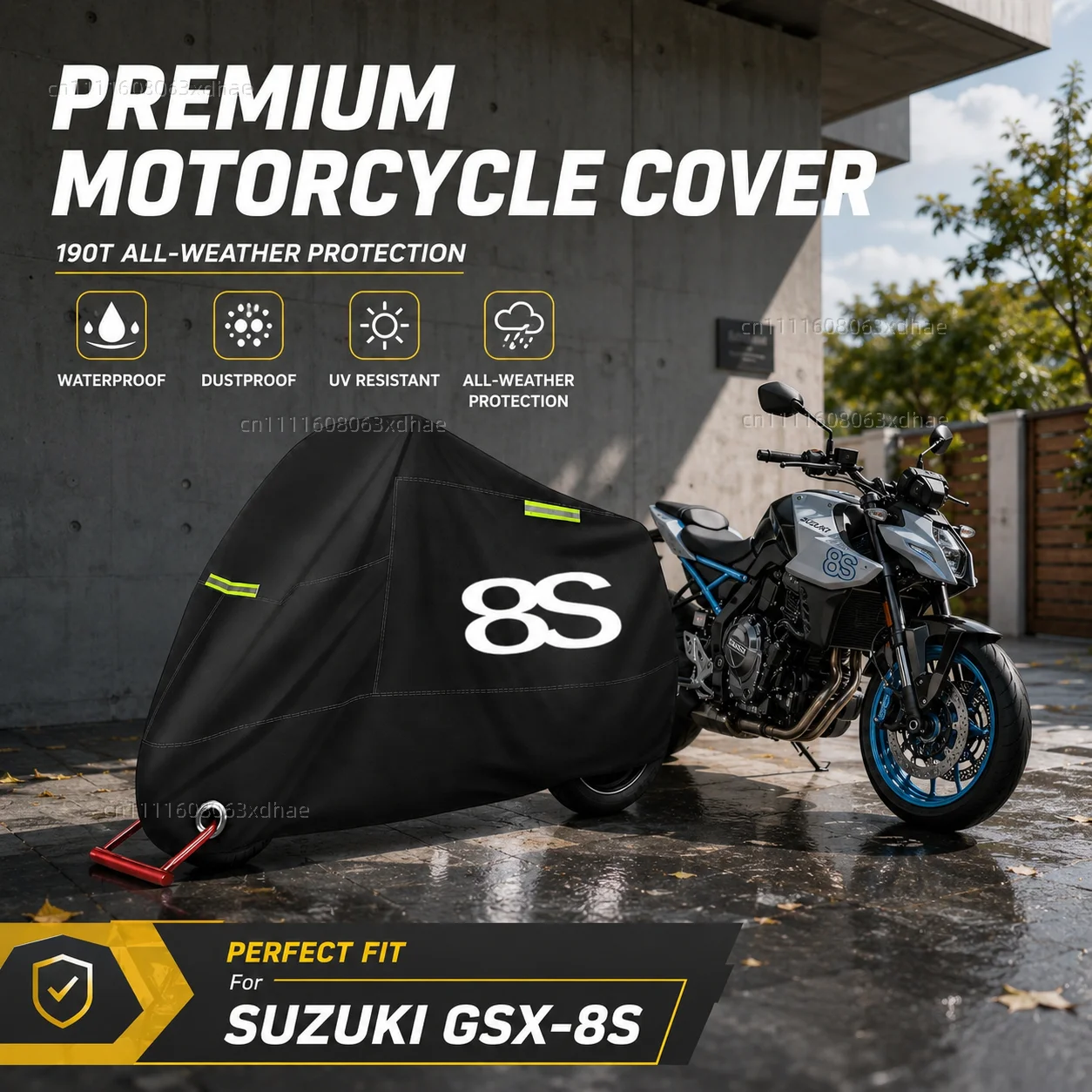 Motorcycle Cover All Season Waterproof Dust Rain UV Protection 190T Oxford Cloth For For SUZUKI GSX-8S GSX8S GSX 8S 2023 All
Motorcycle Cover All Season Waterproof Dust Rain UV Protection 190T Oxford Cloth For For SUZUKI GSX-8S GSX8S GSX 8S 2023 All
