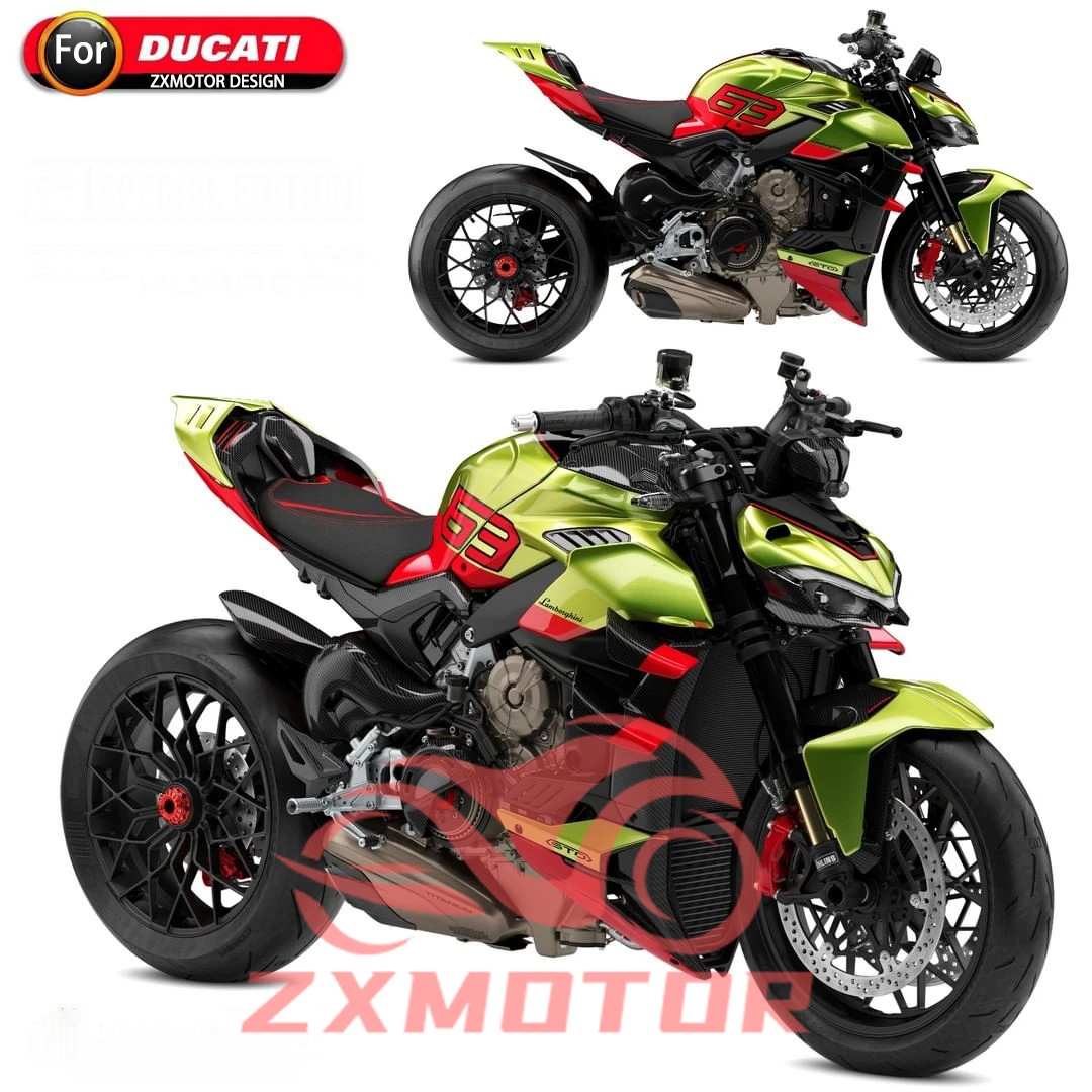 Дизайнерские обтекатели для Ducati V4 Panigaie 2023 2024, аксессуары для мотоциклов, ремонт кузова, гоночный индивидуальный комплект обтекателей
Дизайнерские обтекатели для Ducati V4 Panigaie 2023 2024, аксессуары для мотоциклов, ремонт кузова, гоночный индивидуальный комплект обтекателей