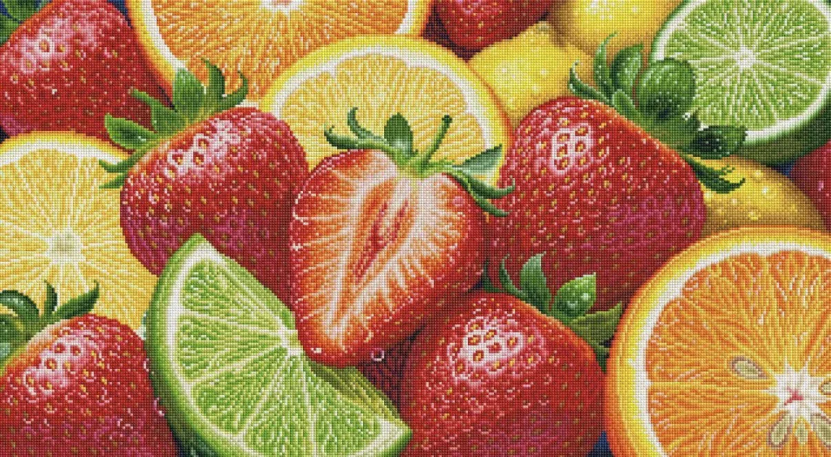 9ct 60x100cm Fruits Cross Stitch Embroidery DIY Printed Kits Needlework Set Home Decor Crafts With Needles New 64 Colors
9ct 60x100cm Fruits Cross Stitch Embroidery DIY Printed Kits Needlework Set Home Decor Crafts With Needles New 64 Colors