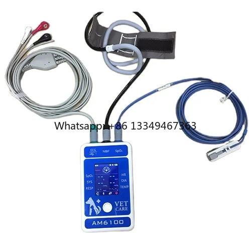 AM6100 Veterinary Multiparameter for Dogs Cats Etco2 2.4" TFT LCD Display 3.7V 1800mAh Battery 1-Year Warranty
AM6100 Veterinary Multiparameter for Dogs Cats Etco2 2.4" TFT LCD Display 3.7V 1800mAh Battery 1-Year Warranty