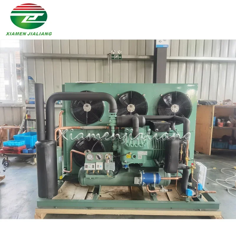 Xiamen Jialiang Cold Room Two Stage Condensing Unit Compressor Refrigeration Unit Compressor Refrigeration
Xiamen Jialiang Cold Room Two Stage Condensing Unit Compressor Refrigeration Unit Compressor Refrigeration