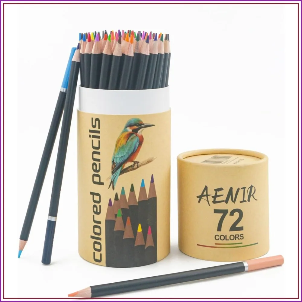 72 Colored Pencils for Adult Coloring Books, Oil-Based Cores, Professional Art Supplies for Artists, Beginners & Teens
72 Colored Pencils for Adult Coloring Books, Oil-Based Cores, Professional Art Supplies for Artists, Beginners & Teens