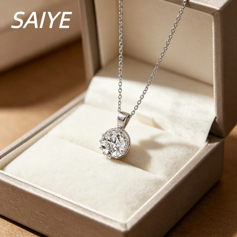 925 Sterling Silver Round Cut CZ Halo Pendant Necklace, Sparkling Cubic Zirconia Solitaire Necklace for Women
925 Sterling Silver Round Cut CZ Halo Pendant Necklace, Sparkling Cubic Zirconia Solitaire Necklace for Women
