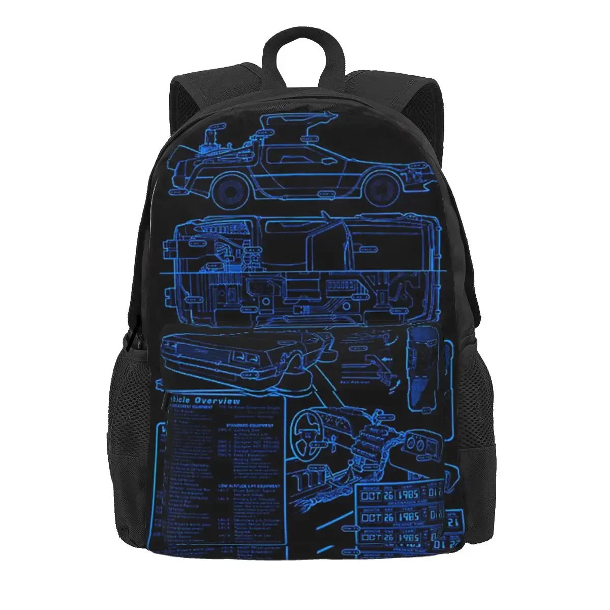 DeLorean Time Machine Back To The Future Backpack Daypack Large Capacity Kids BookBag School Bag Shoulder Bags for Men Women
DeLorean Time Machine Back To The Future Backpack Daypack Large Capacity Kids BookBag School Bag Shoulder Bags for Men Women