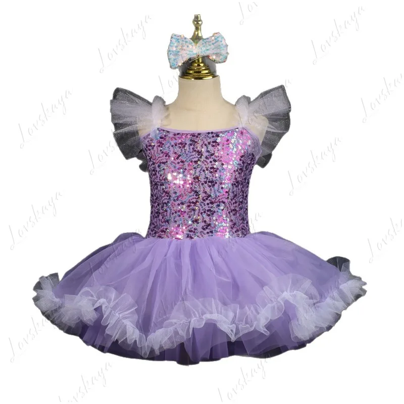 Детское профессиональное балетное платье - маленькая девочка-лебедь с пышной юбкой принцессы с пайетками - милый сценический костюм
Детское профессиональное балетное платье - маленькая девочка-лебедь с пышной юбкой принцессы с пайетками - милый сценический костюм