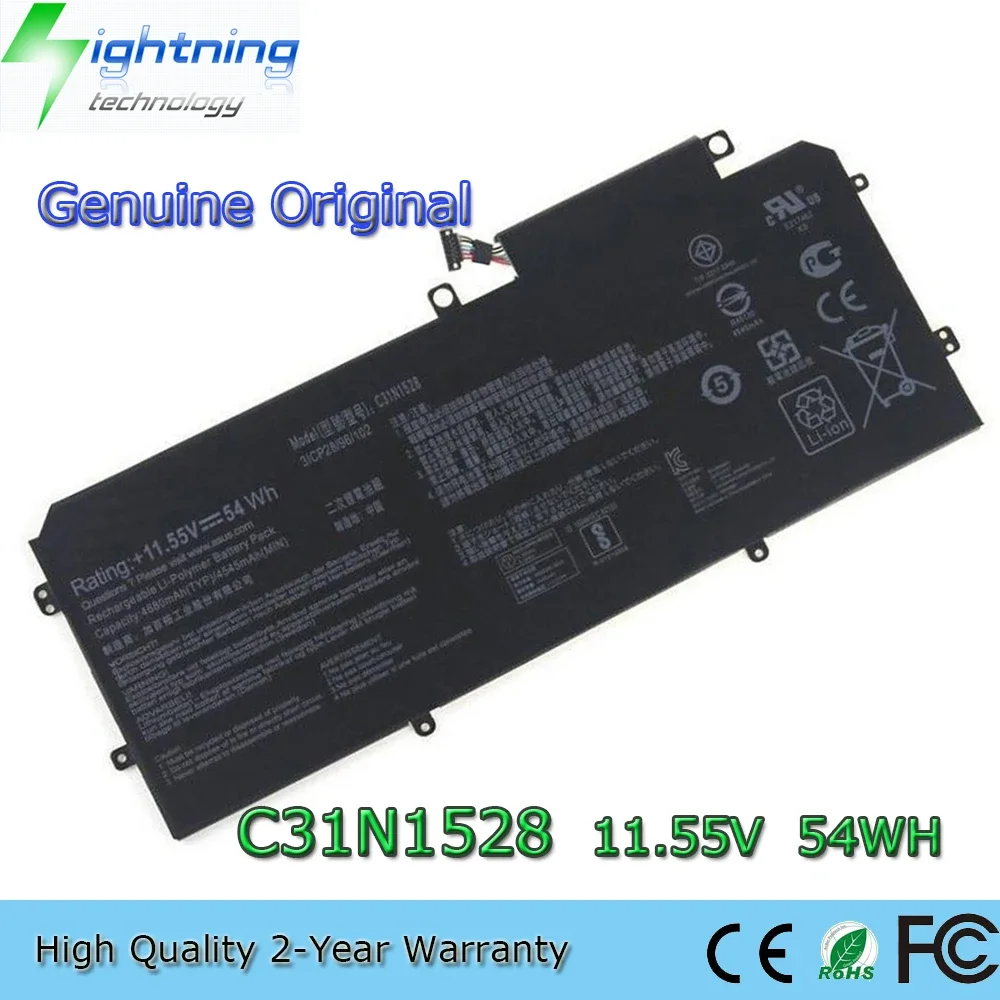 Совершенно новый оригинальный аккумулятор для ноутбука C31N1528 11,55 В 54 Втч для Asus ZenBook Flip Q324CA UX360C UX360CA UX360CAK и т. д.
Совершенно новый оригинальный аккумулятор для ноутбука C31N1528 11,55 В 54 Втч для Asus ZenBook Flip Q324CA UX360C UX360CA UX360CAK и т. д.