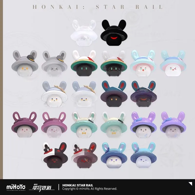 miHoYo Official Game Honkai Star Rail Rabbit Mushroom Series Mini Cartoon Doll Desktop Ornament Lucky Box Cosplay Halloween Gift
miHoYo Official Game Honkai Star Rail Rabbit Mushroom Series Mini Cartoon Doll Desktop Ornament Lucky Box Cosplay Halloween Gift