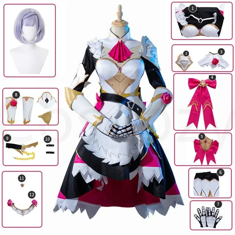 Genshin Impact Noelle Cosplay Costume Knights Cosplay Maid Costume Full Set Noelle Dress Cosplay Noelle
Genshin Impact Noelle Cosplay Costume Knights Cosplay Maid Costume Full Set Noelle Dress Cosplay Noelle