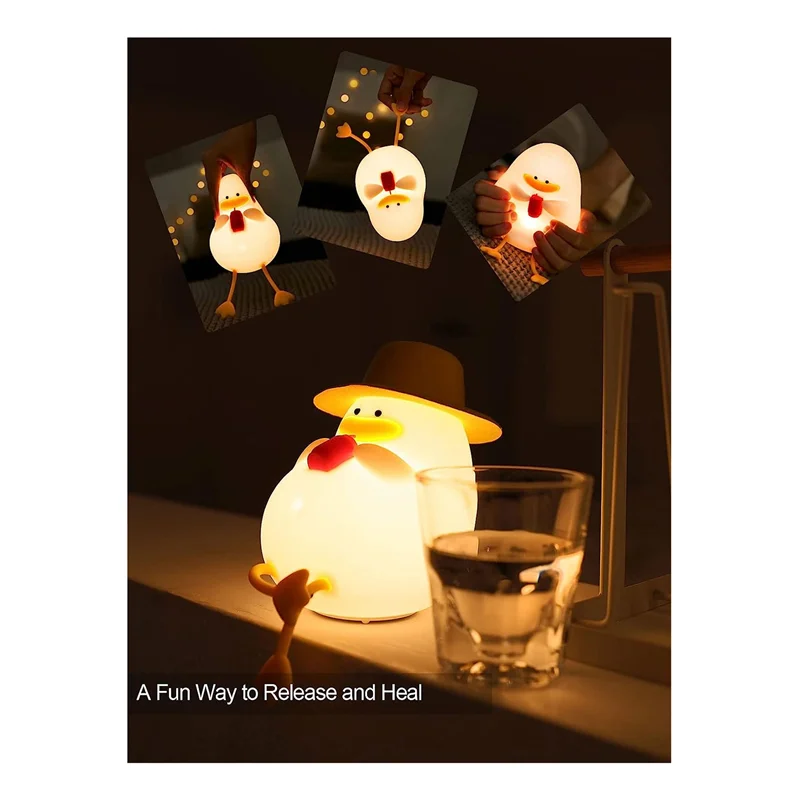 AA50-1 PCS Happy Duck Kids Night Light Silicone Nightlight For Kids For Soothing Bedtime A
AA50-1 PCS Happy Duck Kids Night Light Silicone Nightlight For Kids For Soothing Bedtime A