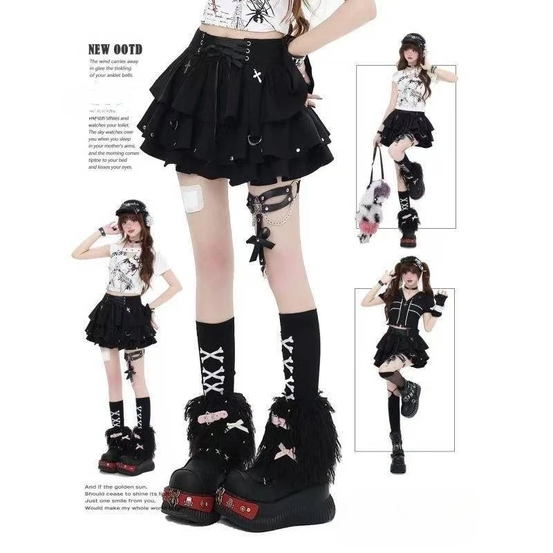 Sweet Lolita Cake Skirt Women Japanese Kawaii Ruffle High Waist Mini Skirt Ballet Cute Party Streetwear Fashion Casual Skirts
Sweet Lolita Cake Skirt Women Japanese Kawaii Ruffle High Waist Mini Skirt Ballet Cute Party Streetwear Fashion Casual Skirts