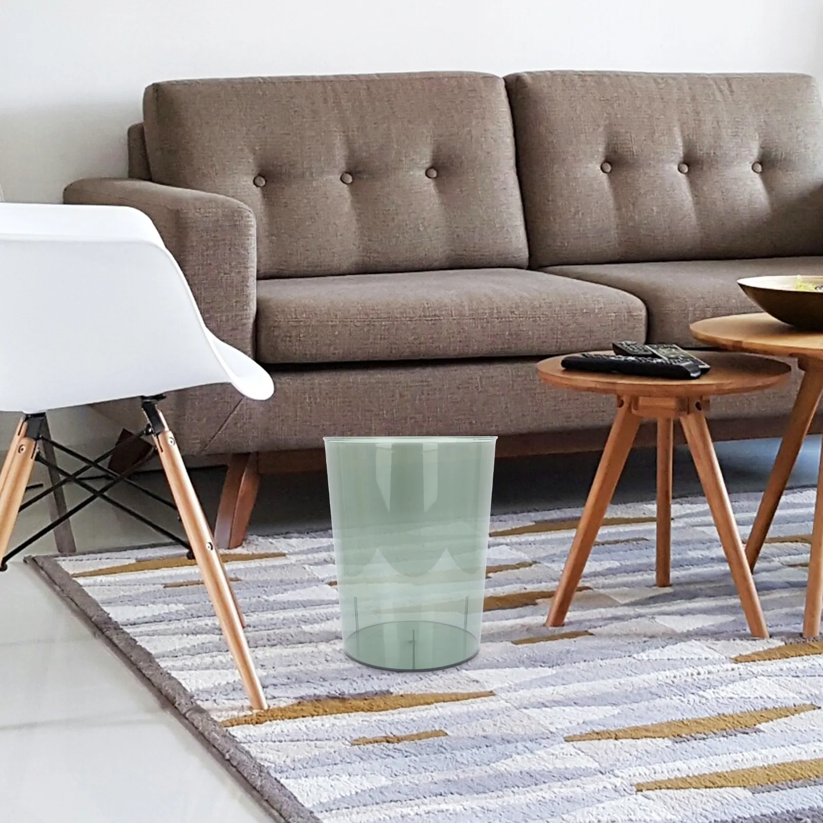 Transparent Round Garbage Can Made of Premium Pet Material Easy Clean Large Storage Waste Basket for Office Home Craft Room
Transparent Round Garbage Can Made of Premium Pet Material Easy Clean Large Storage Waste Basket for Office Home Craft Room