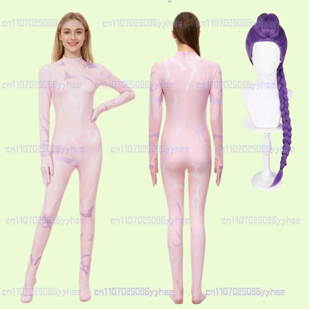Demon Hunter KPop Cosplay Jumpsuit Women Girls Rumi Costume Polyester Jumpsuit Bodysuit Show Women Kids Clothes Halloween Zoey
Demon Hunter KPop Cosplay Jumpsuit Women Girls Rumi Costume Polyester Jumpsuit Bodysuit Show Women Kids Clothes Halloween Zoey